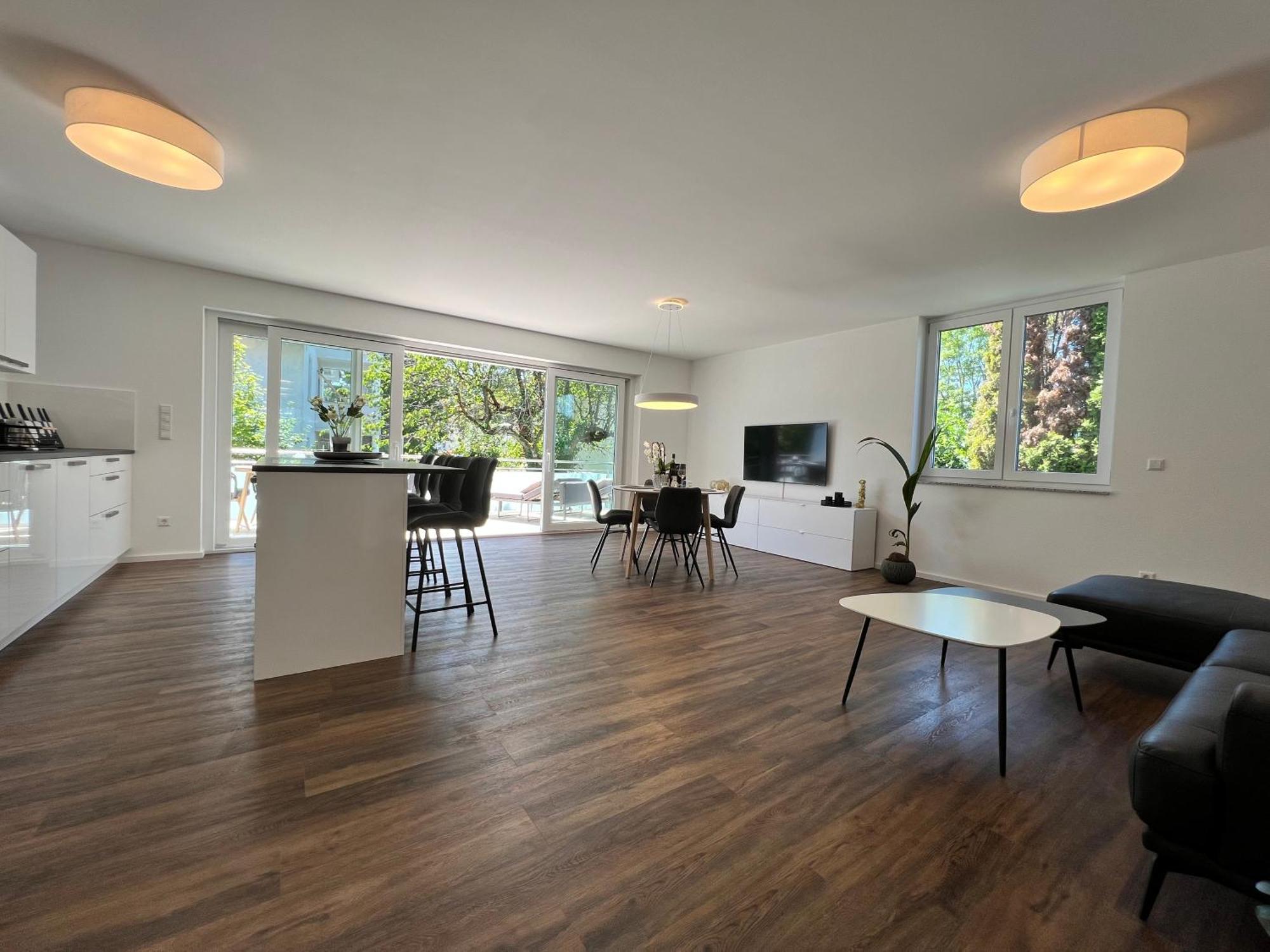 Neues Seeapartment 于伯林根 外观 照片
