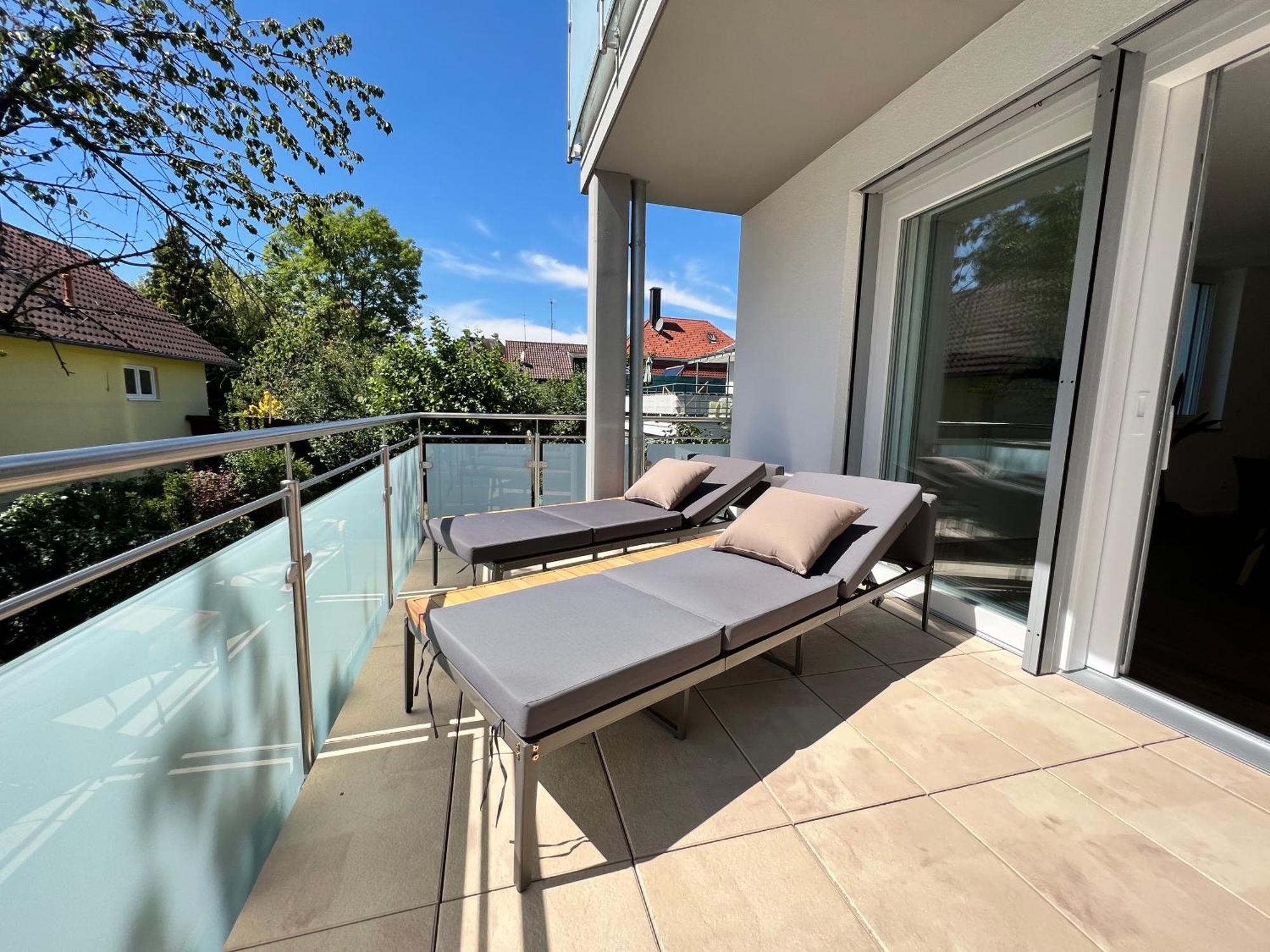 Neues Seeapartment 于伯林根 外观 照片